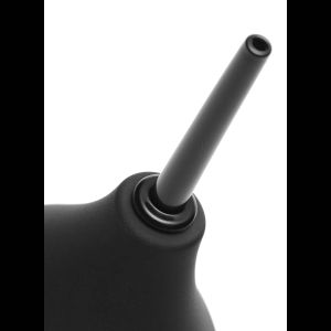 Черный анальный душ Thin Tip Enema Bulb