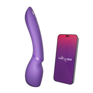 Фиолетовый жезловый вибратор We-Vibe Wand 2 - 27,3 см.