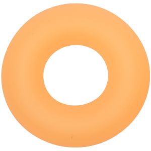 Оранжевое люминесцентное эрекционное кольцо Glow-In-The-Dark Liquid Silicone Prolong Medium Ring