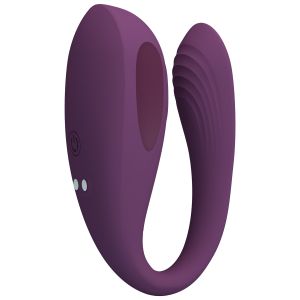 Фиолетовый вибратор для двоих Aari 