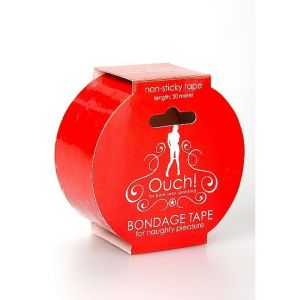 Красная лента для связывания Bondage Tape Red 