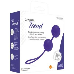 Фиолетовые вагинальные шарики Joyballs Trend