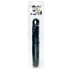 Чёрный фаллоимитатор BIG BONANZA 13 BLACK BUTT PLUG - 33 см.