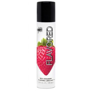 Лубрикант Wet Flavored Sexy Strawberry с ароматом клубники - 30 мл.