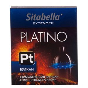 Стимулирующая насадка с усиками Platino  Вулкан 