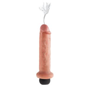 Фаллоимитатор с имитацией семяизвержения 7  Squirting Cock - 21,6 см.