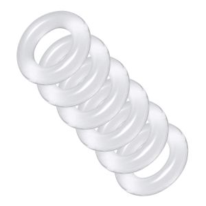 Комплект из 6 прозрачных эрекционных колец Ring Master Custom Ball Stretcher Kit