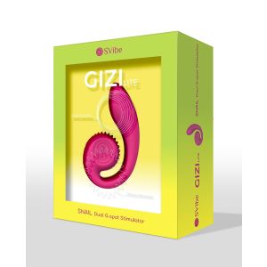 Розовый инновационный вибратор SVibe Gizi Lite