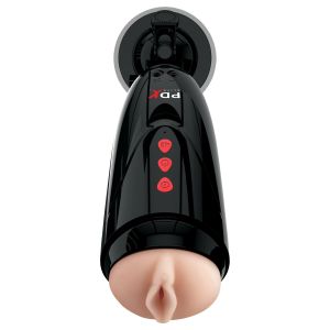 Мастурбатор-вагина с вибрацией Dirty Talk Starter Stroker
