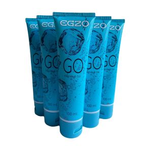 Набор из 5 пролонгирующих лубрикантов на водной основе Egzo Go (по 100 мл.)