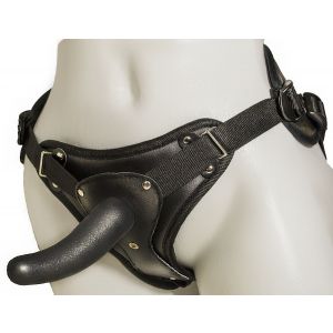 Женский страпон с вагинальной пробкой Woman Strap - 12 см.