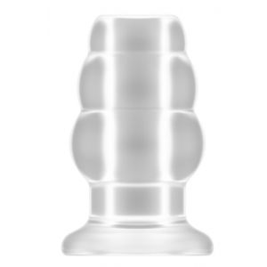 Прозрачная анальная пробка с тоннелем №49 Small Hollow Tunnel Butt Plug 3 Inch - 7,7 см.