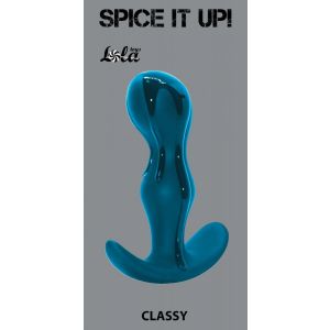 Бирюзовый анальный стимулятор Classy - 11,5 см.