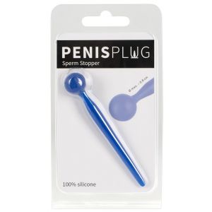 Синий уретральный стимулятор Penis Plug - 9,6 см.