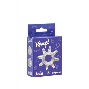 Прозрачное эрекционное кольцо Rings Cogweel