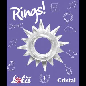 Прозрачное эрекционное кольцо Rings Cristal