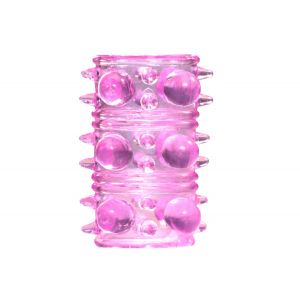 Розовая насадка на пенис Rings Armour