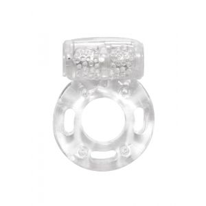 Прозрачное эрекционное кольцо с вибрацией Rings Axle-pin
