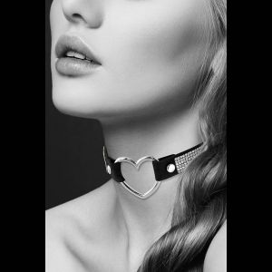 Чокер-сердечко с кристаллами COLLIER STRASS ET COEUR