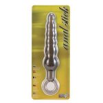 Дымчатая фигурная анальная ёлочка ANAL STICK - 14 см.