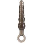 Дымчатая фигурная анальная ёлочка ANAL STICK - 14 см.