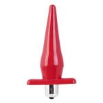 Красная водонепроницаемая вибровтулка Black&Red - 12,7 см.