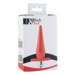 Красная водонепроницаемая вибровтулка Black&Red - 12,7 см.