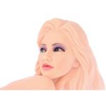 Реалистичный торс девушки Hera 1 с тремя отверстиями и вибрацией