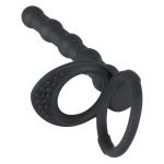 Насадка на пенис для двойного проникновения Cock & ball ring