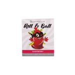 Стимулирующий презерватив-насадка Roll & Ball Raspberry
