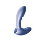 Синий стимулятор простаты с вибрацией Wonder Touch Blue