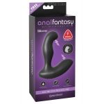 Черный массажер простаты Electro Stim Prostate Vibe с электростимуляцией - 13,3 см.