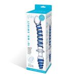 Двусторонний фаллоимитатор с анальной пробкой Mr. Swirly Dildo & Butt Plug - 25 см.