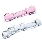 Набор из 2 стеклянных двухголовых фаллоимитаторов Pleasure Set