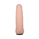 Черный пояс-трусики с двумя телесными насадками Soft-Dolli - 15,7 и 10 см.
