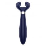 Синий вибромассажер для пар Satisfyer Endless Fun