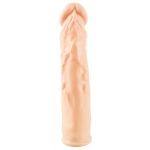 Телесная насадка-удлинитель Silicone Extension - 19 см.