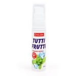 Гель-смазка Tutti-Frutti со вкусом сладкой мяты - 30 гр.