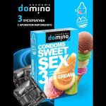 Презервативы для орального секса DOMINO Sweet Sex с ароматом мороженого - 3 шт.