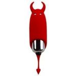 Красный вибростимулятор Devol Mini Vibrator - 8,5 см.