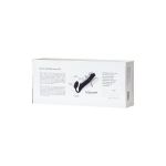 Черный безремневой страпон Silicone Bendable Strap-On - size S