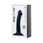 Черный фаллос на присоске Silicone Bendable Dildo S - 17 см.