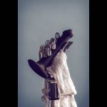 Черный фаллос на присоске Silicone Bendable Dildo S - 17 см.