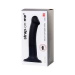 Черный фаллос на присоске Silicone Bendable Dildo M - 18 см.