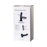 Черный фаллос на присоске Silicone Bendable Dildo L - 19 см.