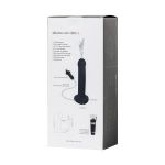Черный фаллос с имитацией эякуляции Silicon Cum Dildo L - 19,6 см.