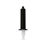 Черный фаллос с имитацией эякуляции Silicon Cum Dildo L - 19,6 см.