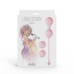 Набор розовых вагинальных шариков Love Story Diva