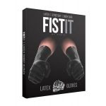 Черные латексные перчатки для фистинга Latex Short Glove