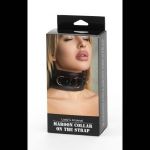 Бордовый ошейник Maroon Collar On The Strap